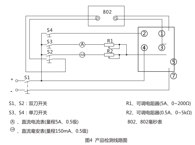 JC-17沖擊繼電器調試檢驗線(xiàn)路圖