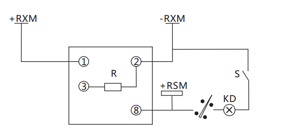 JX-3靜態(tài)閃光繼電器使用方法及典型接線(xiàn)圖