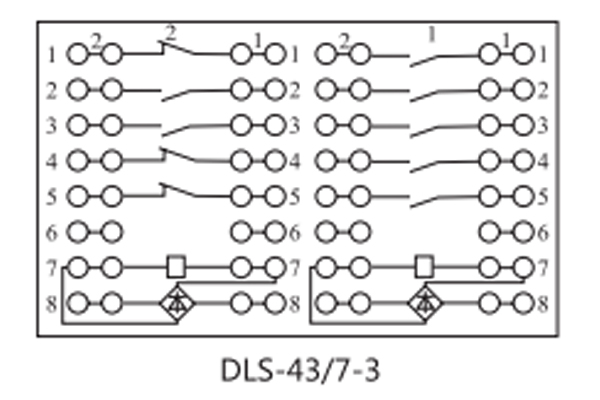 DLS-43/7-3接線(xiàn)圖