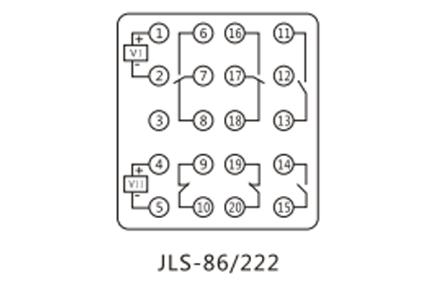 JLS-86/222接線(xiàn)圖