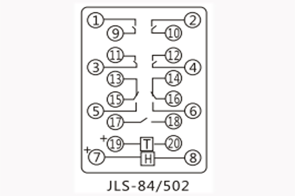 JLS-84/502接線(xiàn)圖