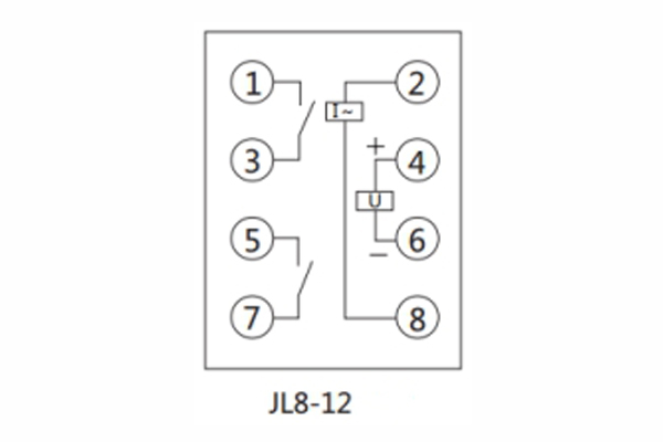 JL8-12接線(xiàn)圖