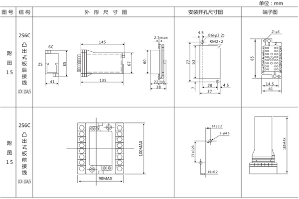 安裝尺寸